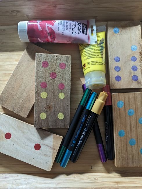 Jeux du vin d'honneur fabriqués par nos soins
