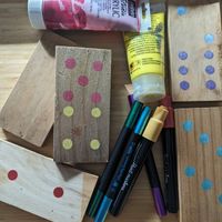 Jeux du vin d'honneur fabriqués par nos soins