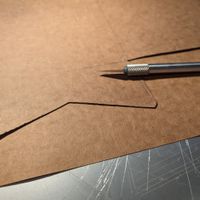 Faire parts découpés, imprimés et assemblés 