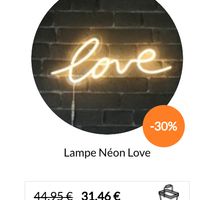 Lampe Néon Love