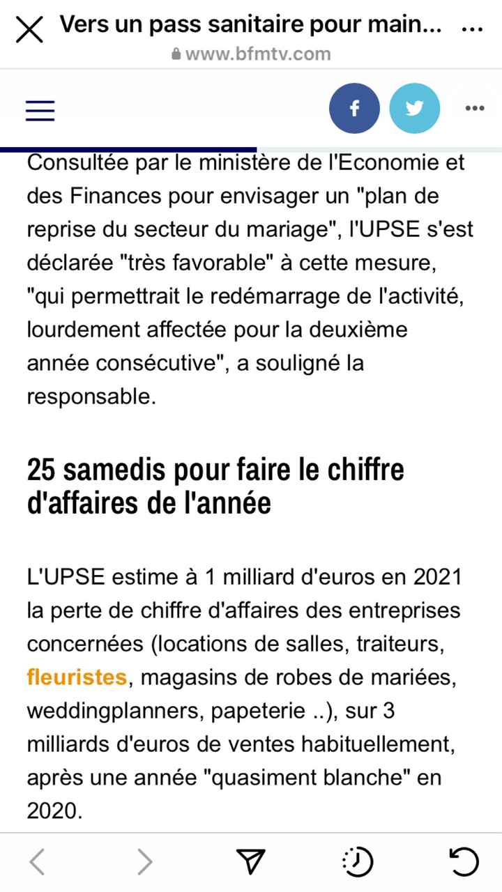 Un Pass sanitaire pour les mariages? - 2