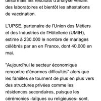 Un Pass sanitaire pour les mariages? - 4