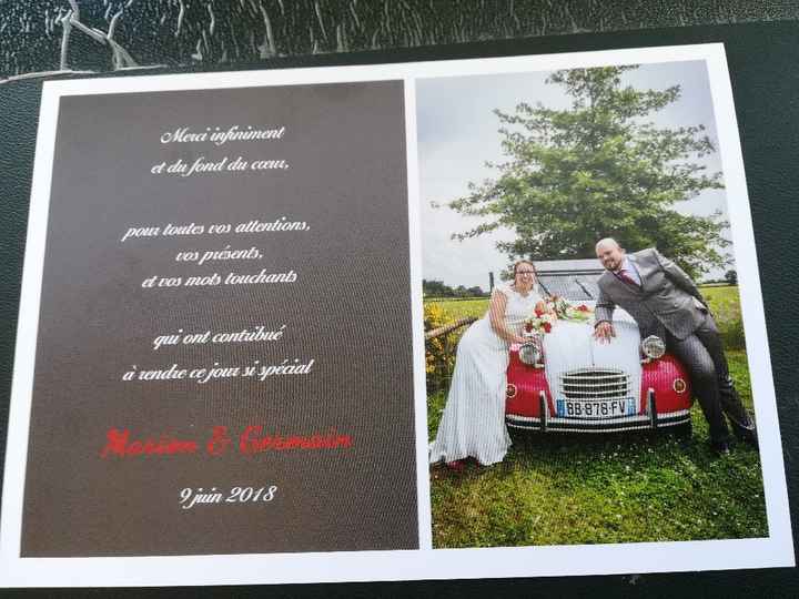 Nos cartes de remerciements - 2
