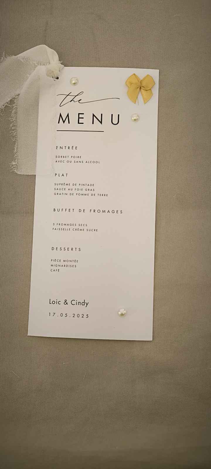 Menu - 1