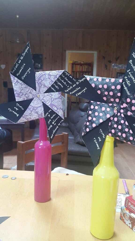 Menus moulin avec masking tape - 1