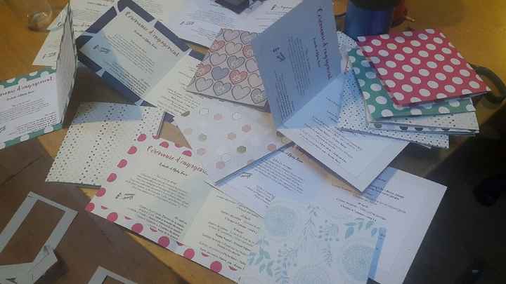 Livrets de cérémonie finis :) - 2