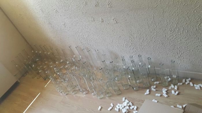 Des bouteilles par dizaine pour mon centre de table ! - 3