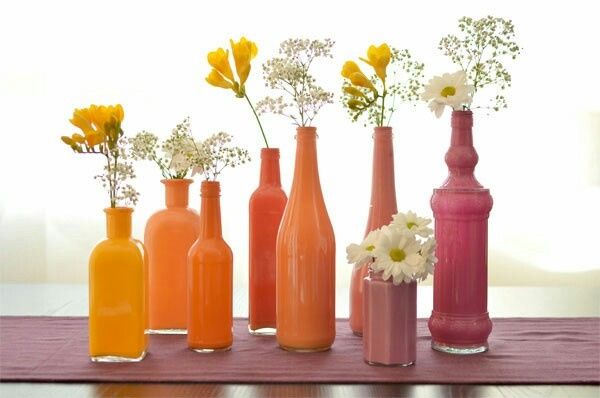 Des bouteilles par dizaines, pour mon centre de table ! - 1