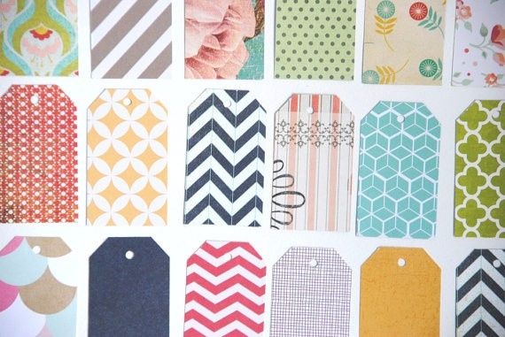 Etiquettes pour le plan de table (ETSY)