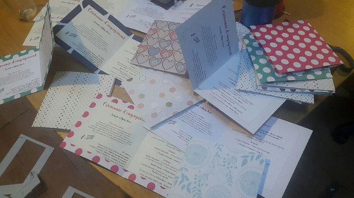 Livrets de cérémonie finis :) - 2
