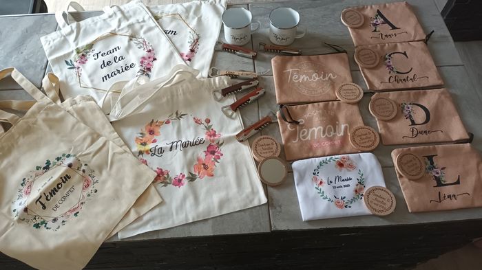 Mes cadeaux temoins, parents et mes 4 enfants 1