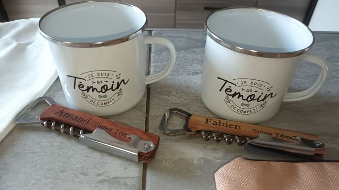 Mes cadeaux temoins, parents et mes 4 enfants 2