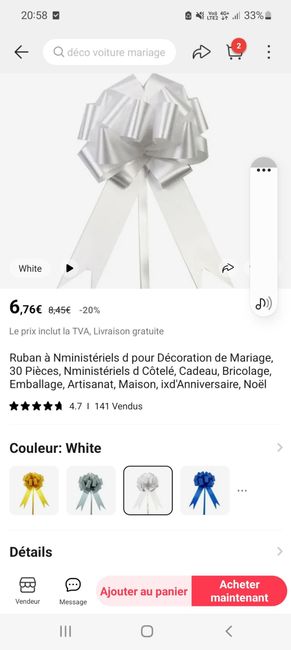 Nœuds pour habiller les chaises 4