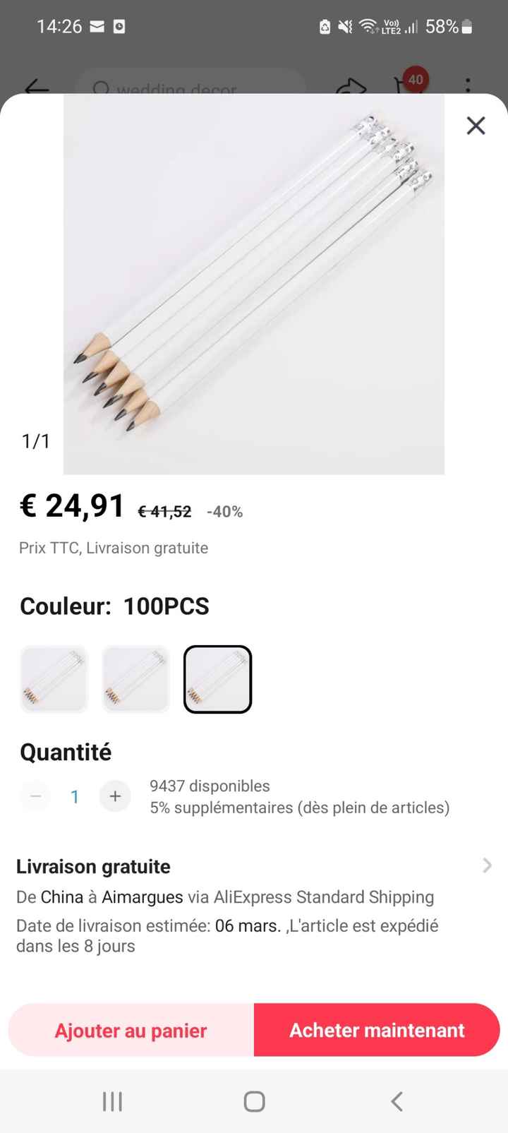 Cadeau invités - 1
