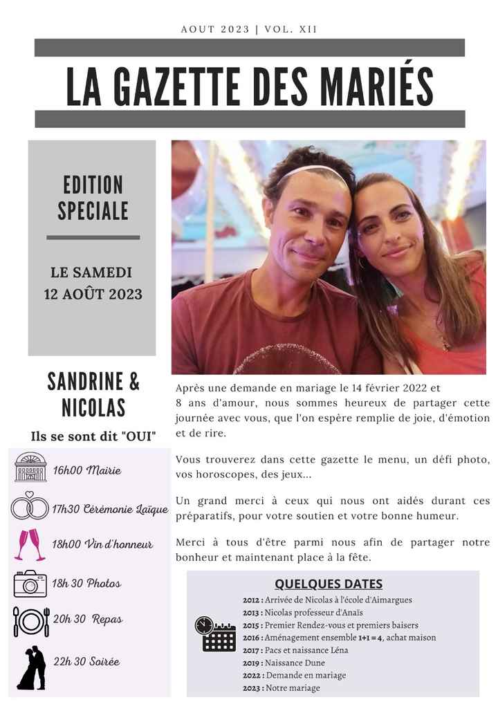 Notre Gazette - 1