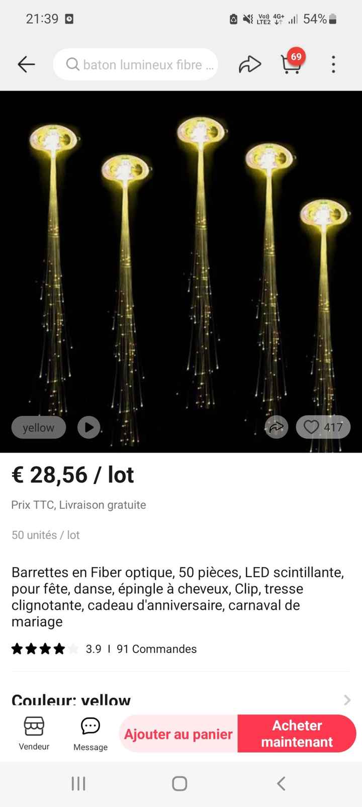 Bâtons de lumières 1ere danse - 2