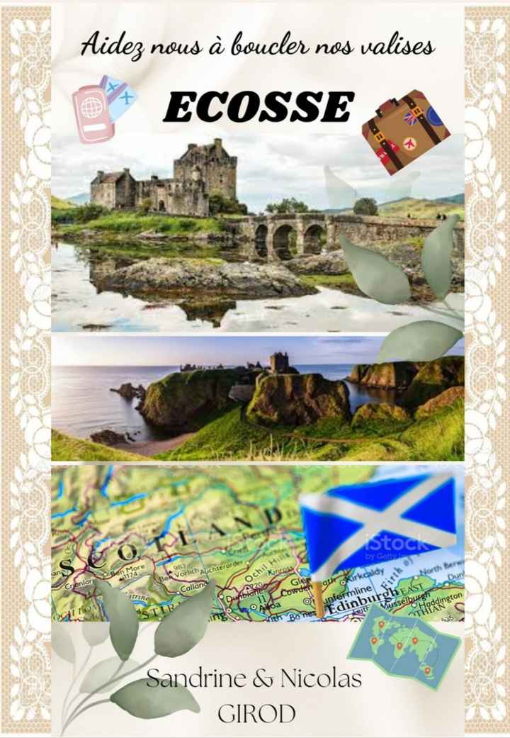 Affiche de notre voyage de noce - 1