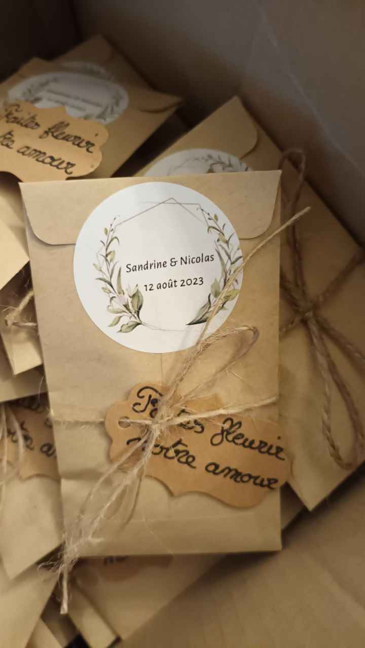 Sachets de graines - 2