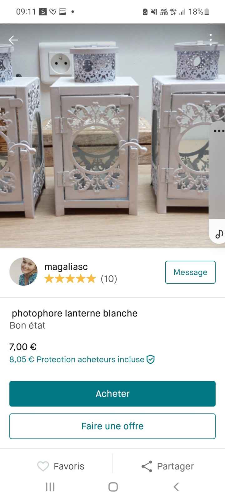 Recherche lanternes blanches - 1
