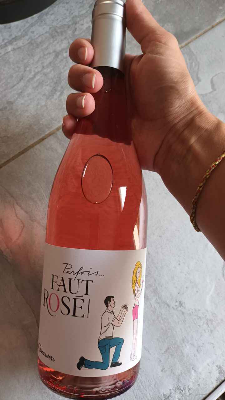 Ma bouteille pour la ronde des rubans hommes - 1