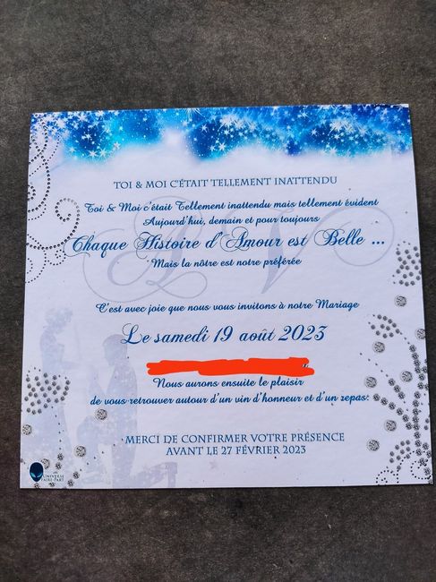 Carte d invitation - 2