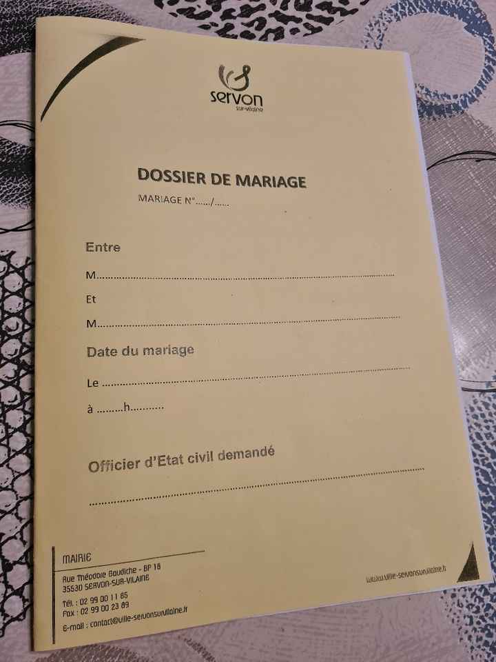 Nous nous marions le 19 Décembre 2020 - Ille et Vilaine - 1