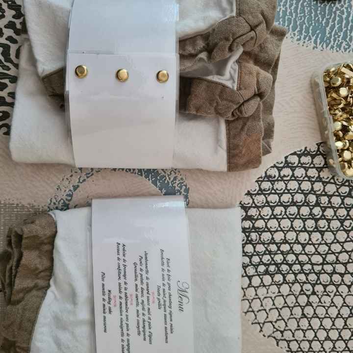 Menu sur chaque assiette ? - 1