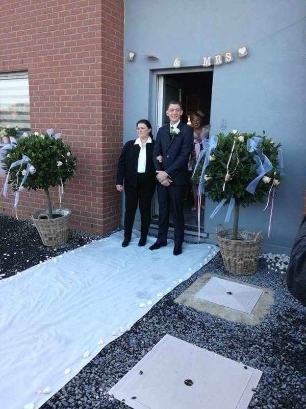  Decoration porte mariée - 1