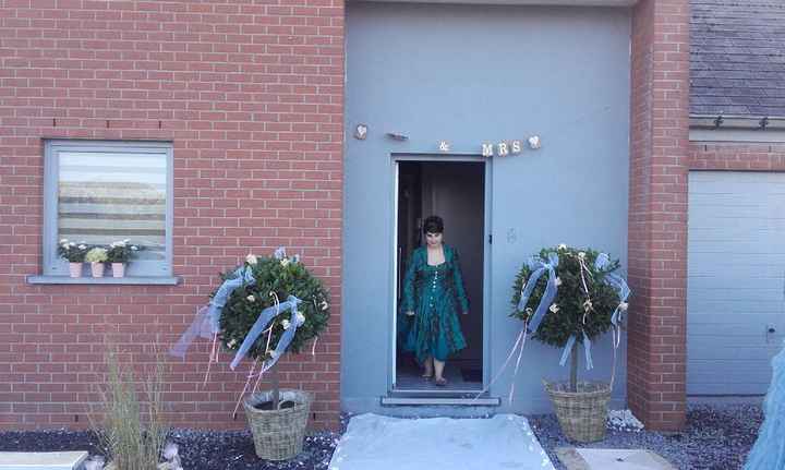  Decoration porte mariée - 2