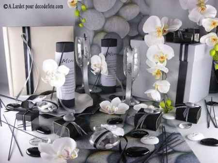 mariage gris et blanc