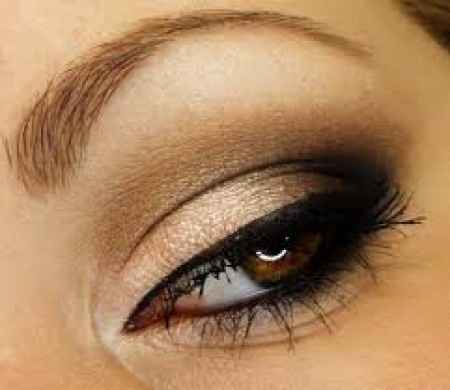 maquillage yeux marrons