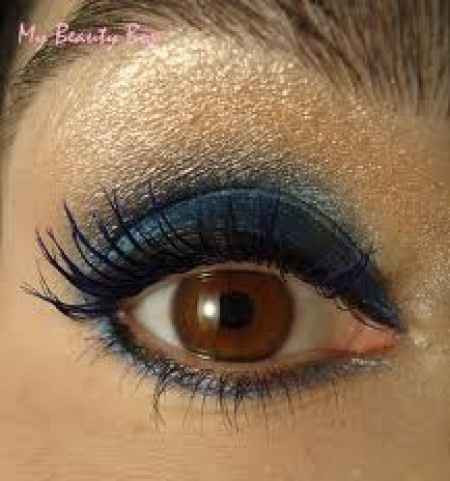 maquillage yeux marrons