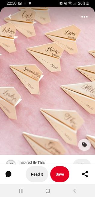 Idée déco tables / menus 2