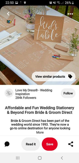 Idée déco tables / menus 4