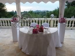 table d'honneur pour les mariés