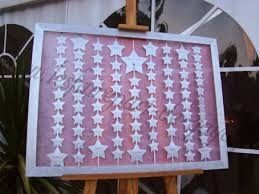 plan de table thème étoile