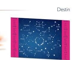 plan de table thème étoile