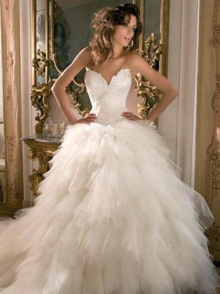 Robe de mariée coeur