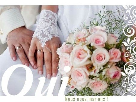 Faire-part de mariage
