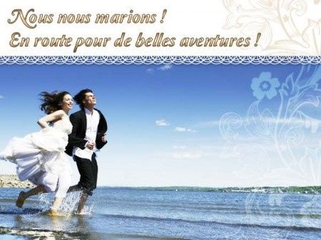 faire-part de mariage