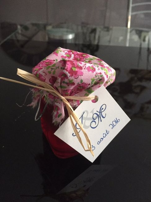 Vos pots pour confirures - cadeaux invités - 1