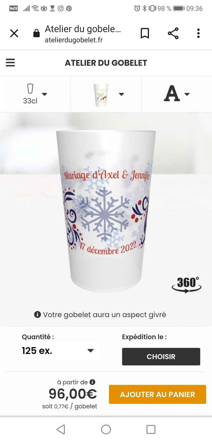 Cadeaux pour les invités ? - 1