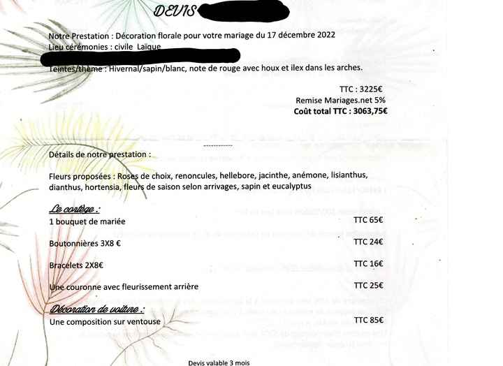 Posez vos questions je suis fleuriste ! - 1