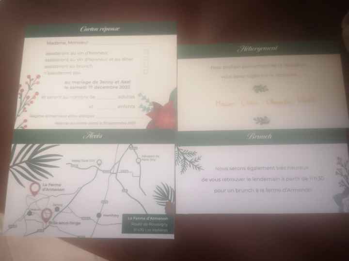 Faire part envoyés - 4