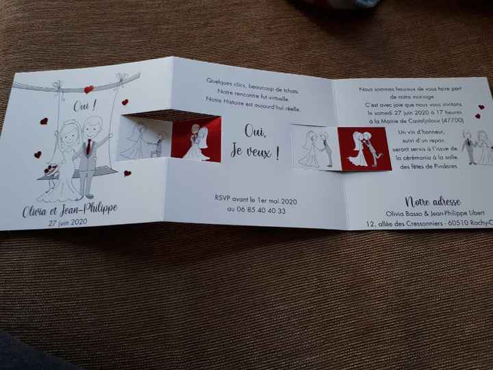Faire part reçus - 1