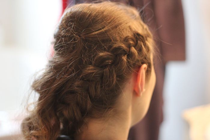 essai de coiffure side hair