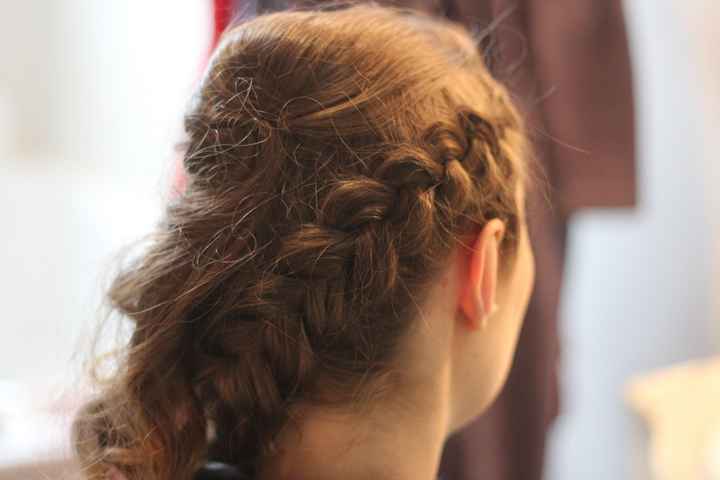 essai de coiffure side hair