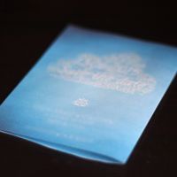Faire-part dos de couverture
