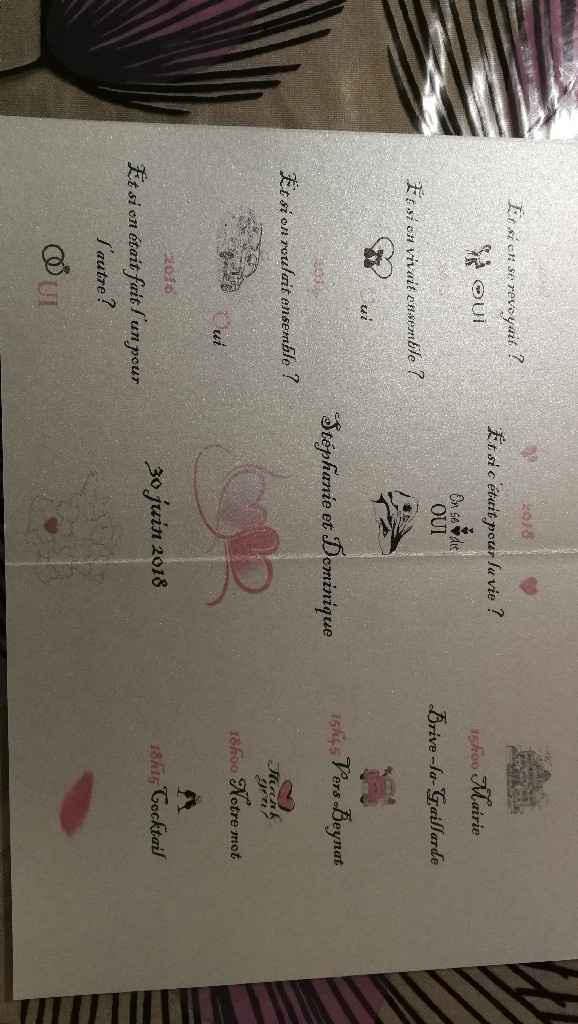 Faire part champêtre - 2