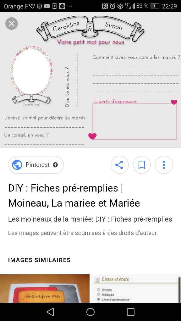 Doute sur mon choix de « livre d’or » - 1